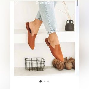 Modern Mule-  Cognac